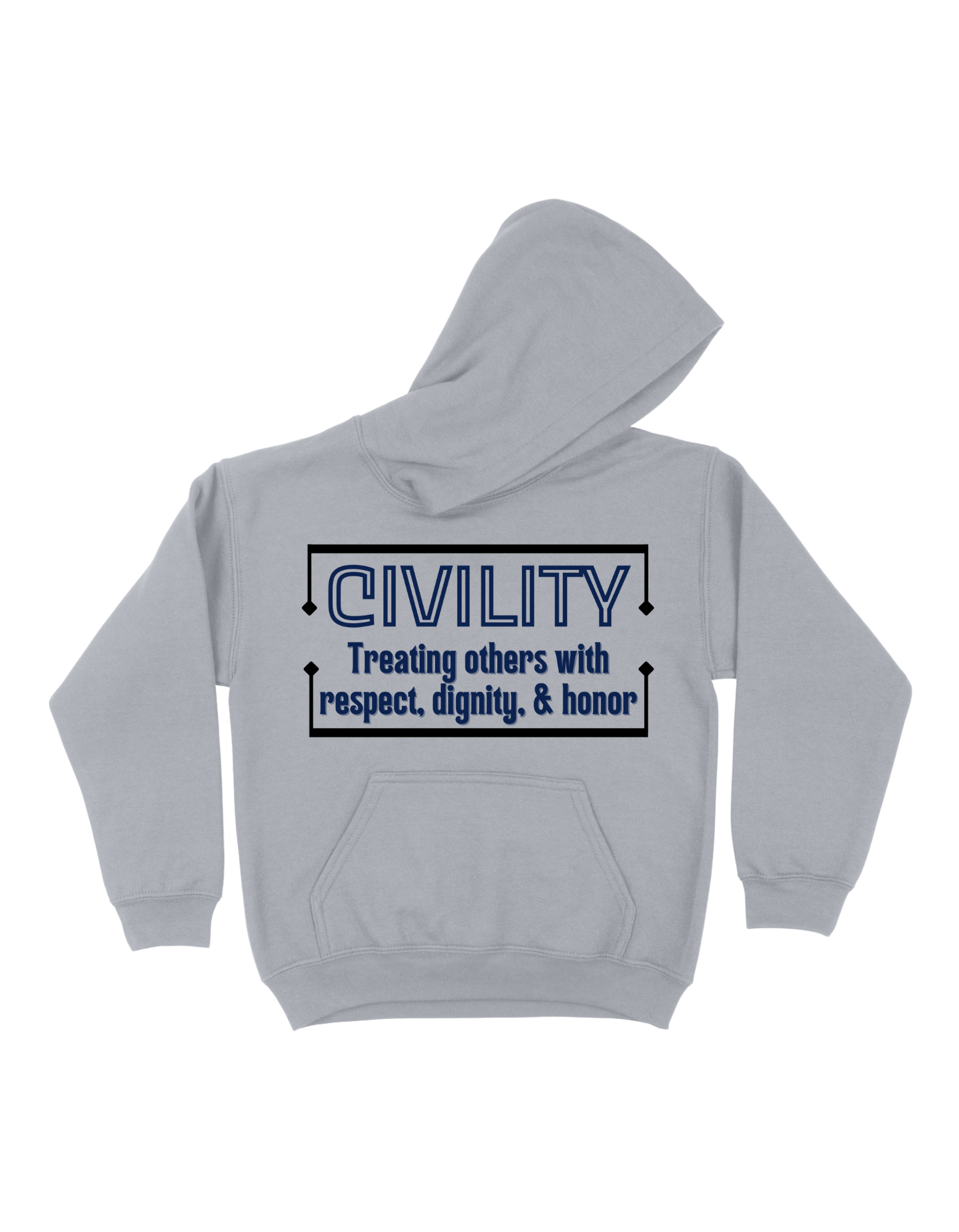 Civility - Sport Gray Hoodie  Main Image